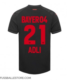 Günstige Bayer Leverkusen Amine Adli #21 Heimtrikot 2023-24 Kurzarm